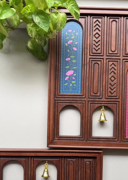 Shyam Saaj: Set of Two Wooden Wall Frames | Wall Decor