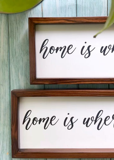 Home is where the heart is frame